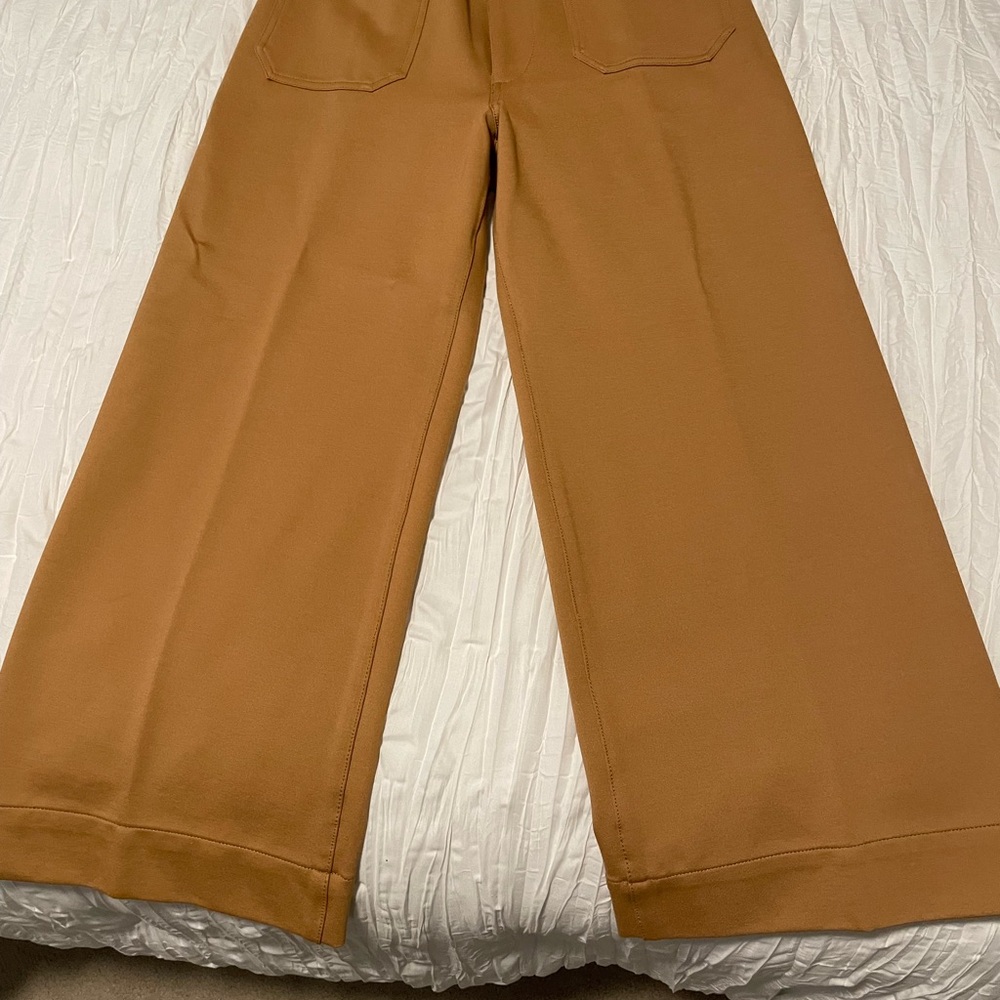 Anthropologie Tan Wide Leg Pants
